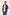 Men High Collar Cardigan Multicolor