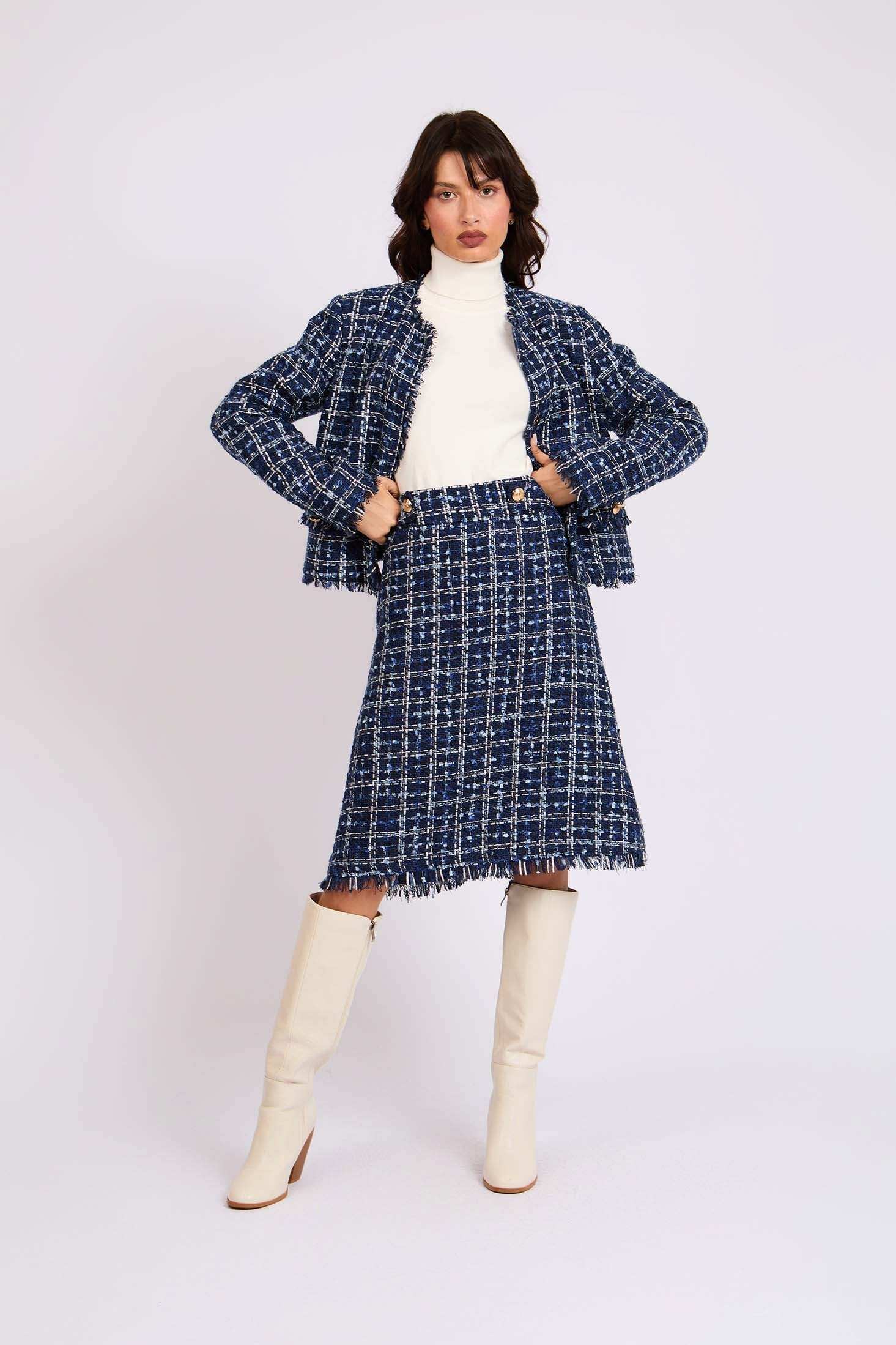 Women Regular Fit Skirt Blue