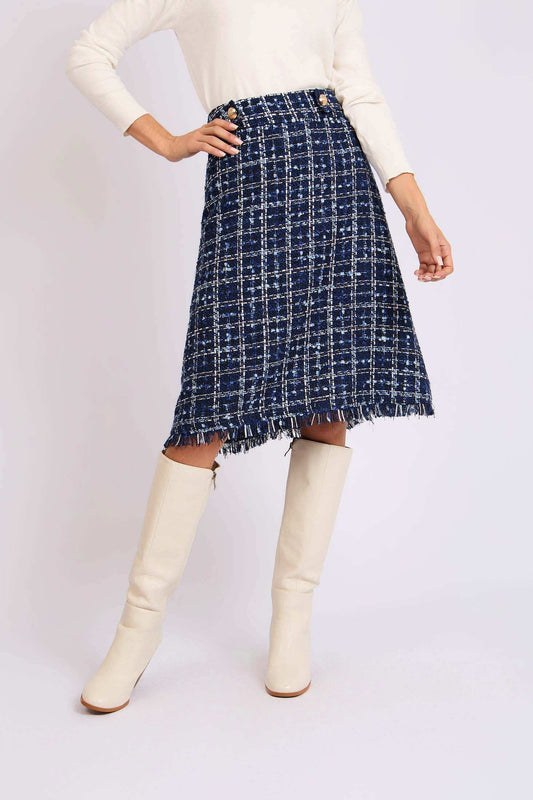 Women Regular Fit Skirt Blue