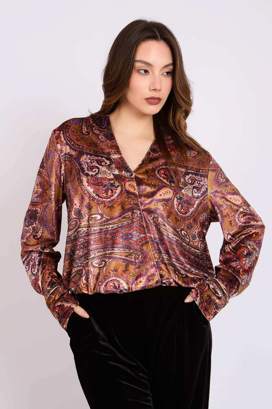 Women Regular Fit Blouse Multicolor