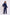 Women Regular Fit Pants Blue