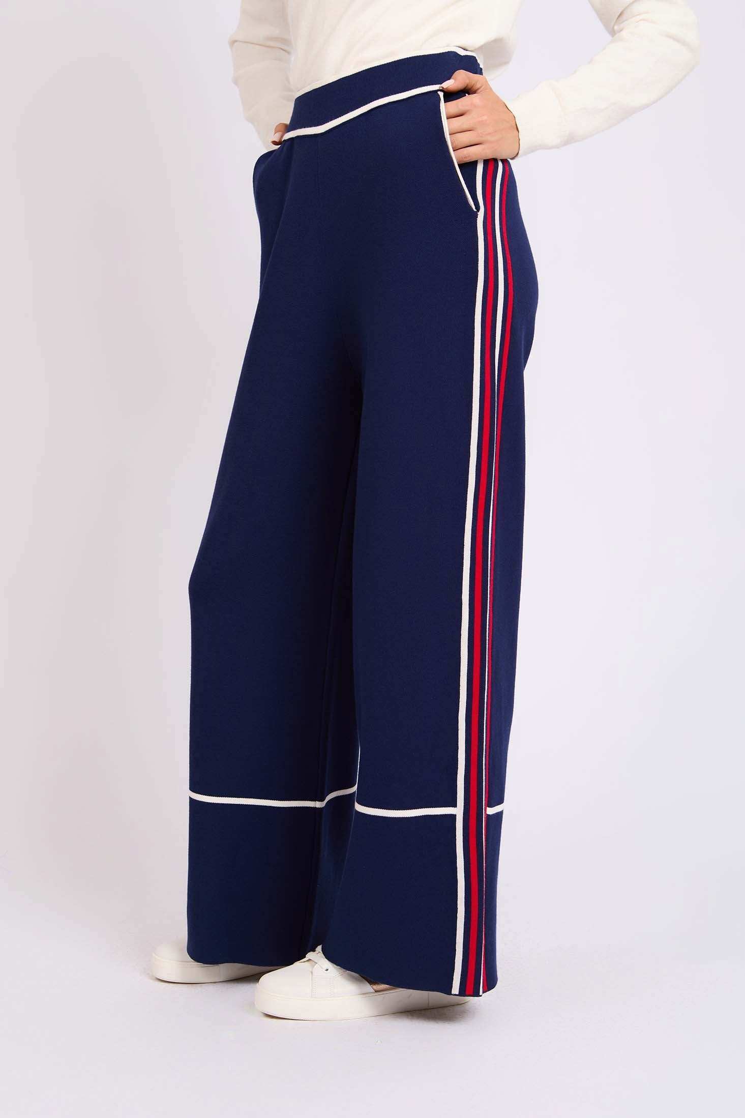 Women Regular Fit Pants Blue