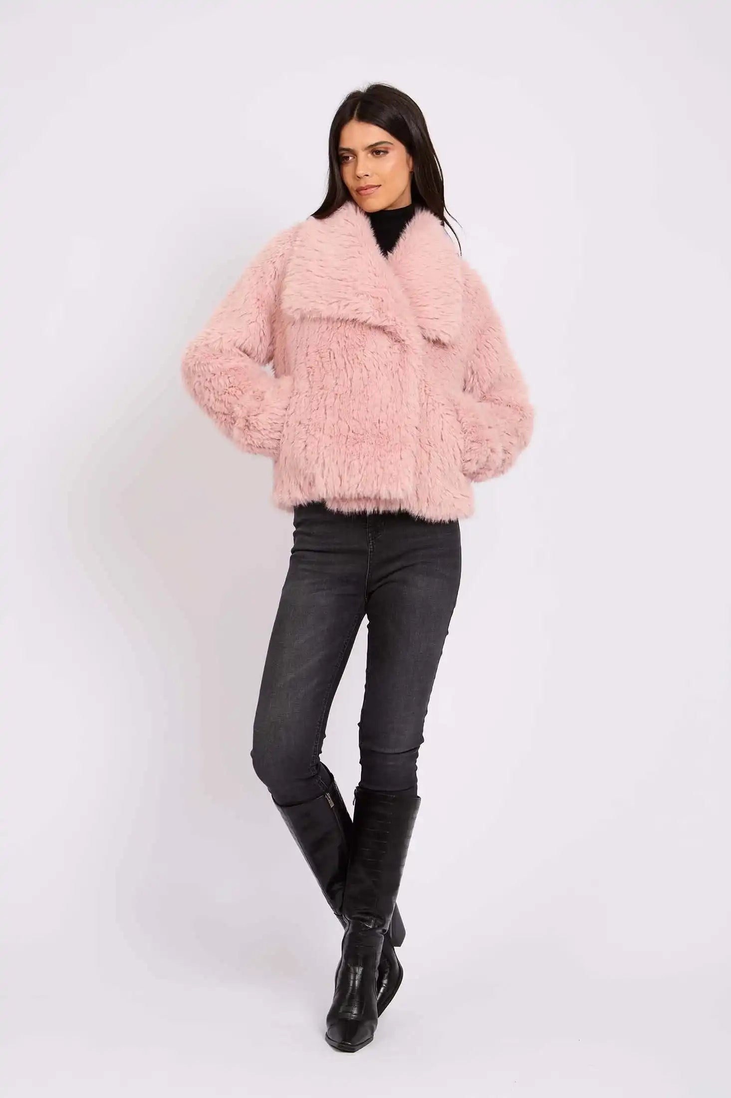 Women Regular Fit Jacket Pink