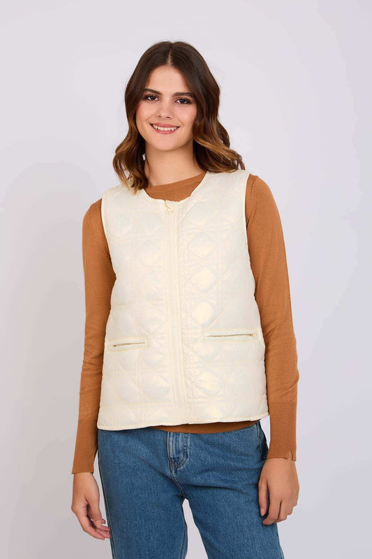 Women Vest White