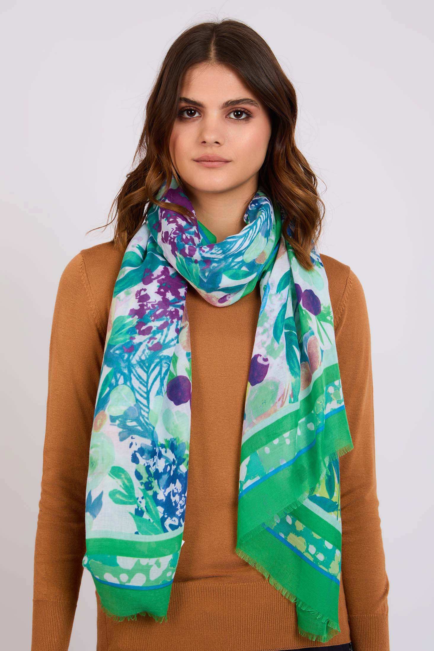 Women Scarf PrintedMulticolor