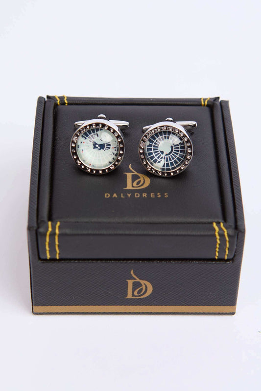 Men Regular Fit Cufflink Multicolor