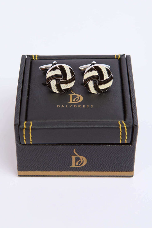 Men Regular Fit Cufflink  Multicolor