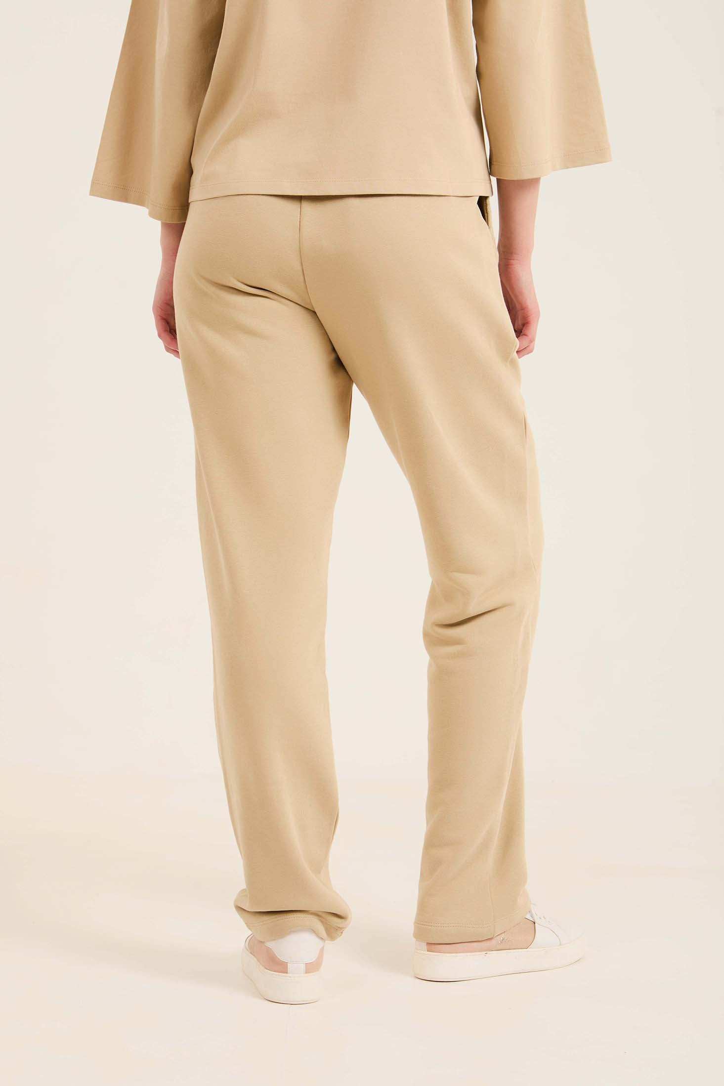 Regular Fit Comfy Pants with Perforated Pockets