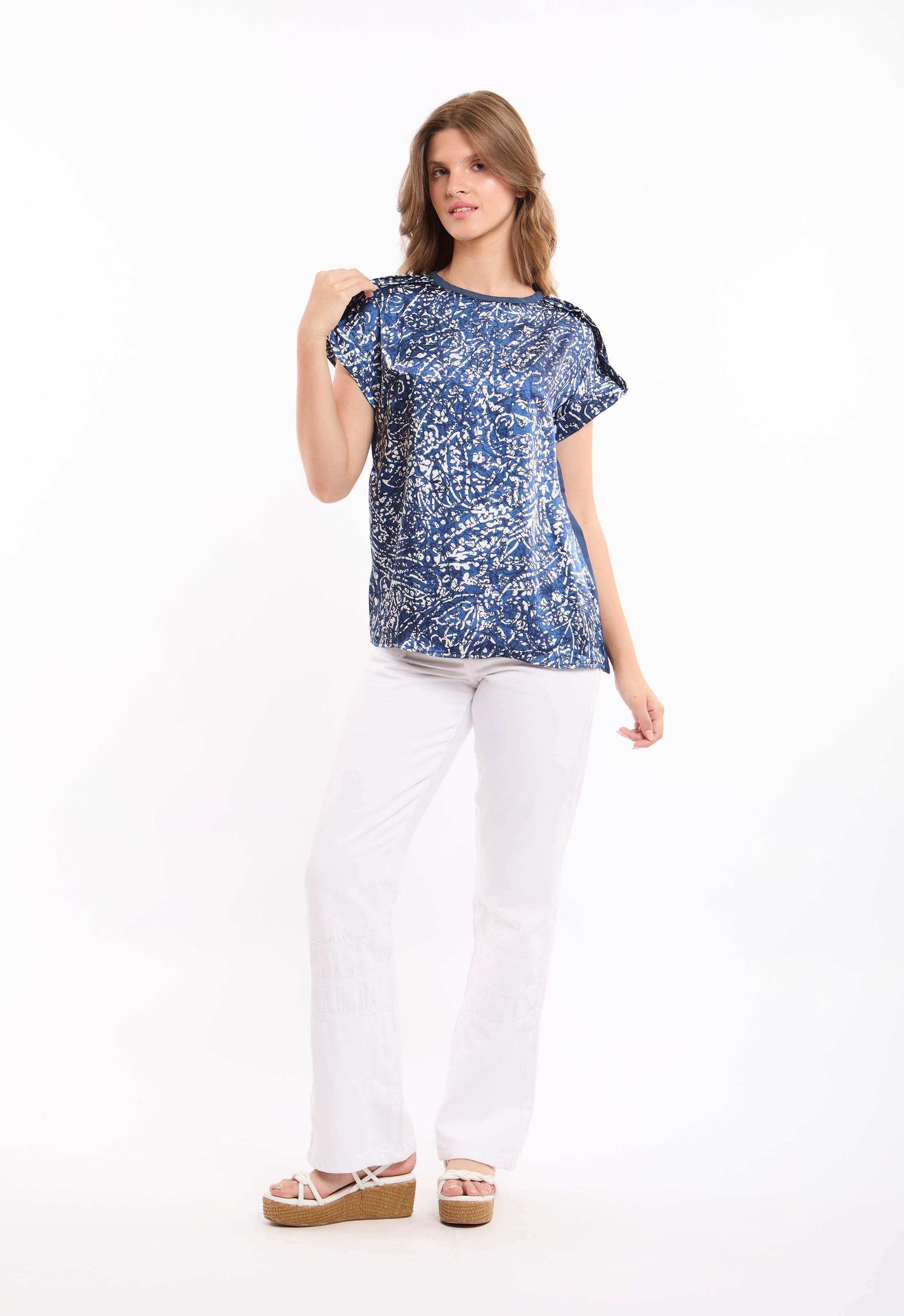 Soft Cotton Printed Tee with a Comfy Everyday Style