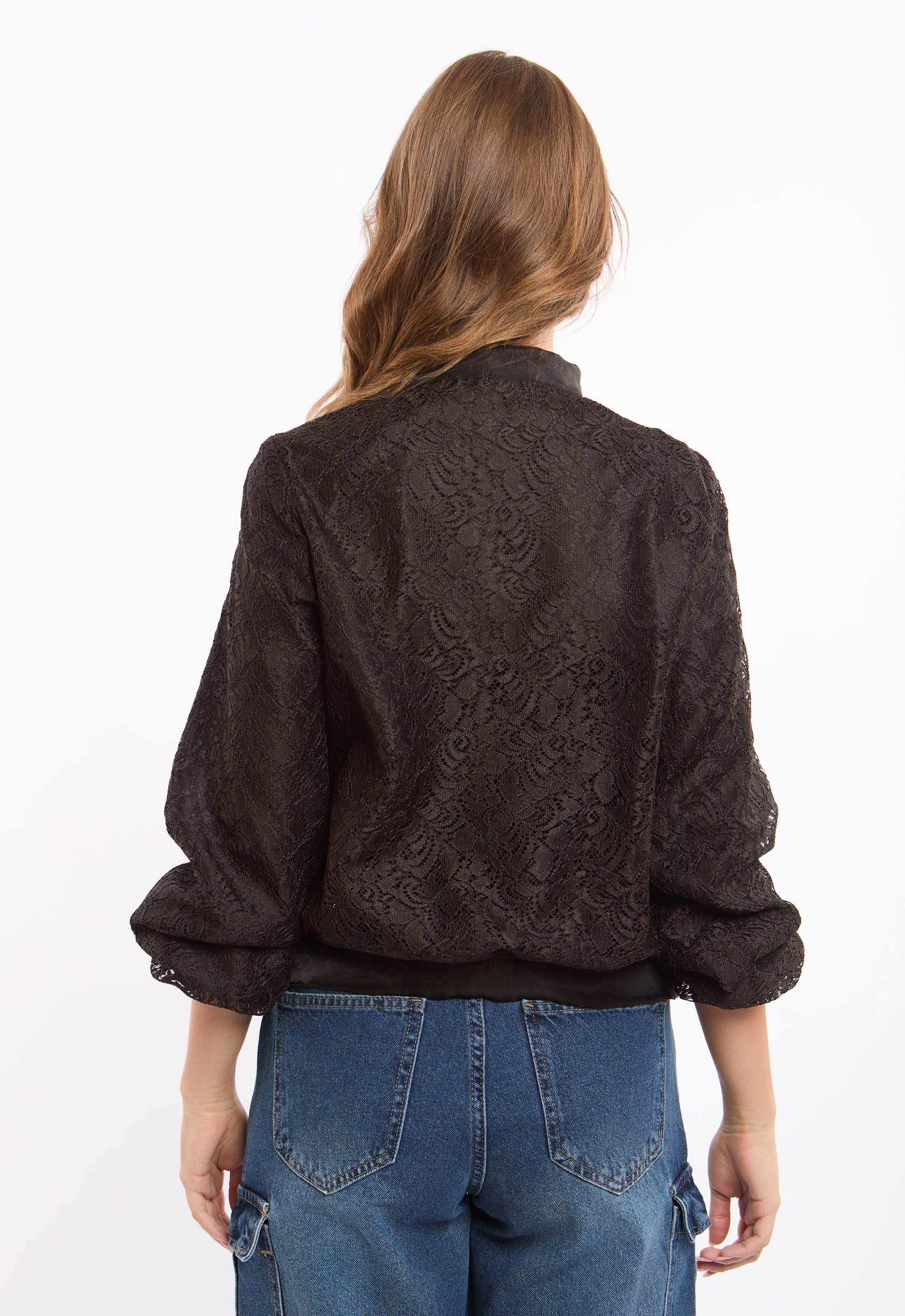 Textured Jacquard Button-Up Shirt