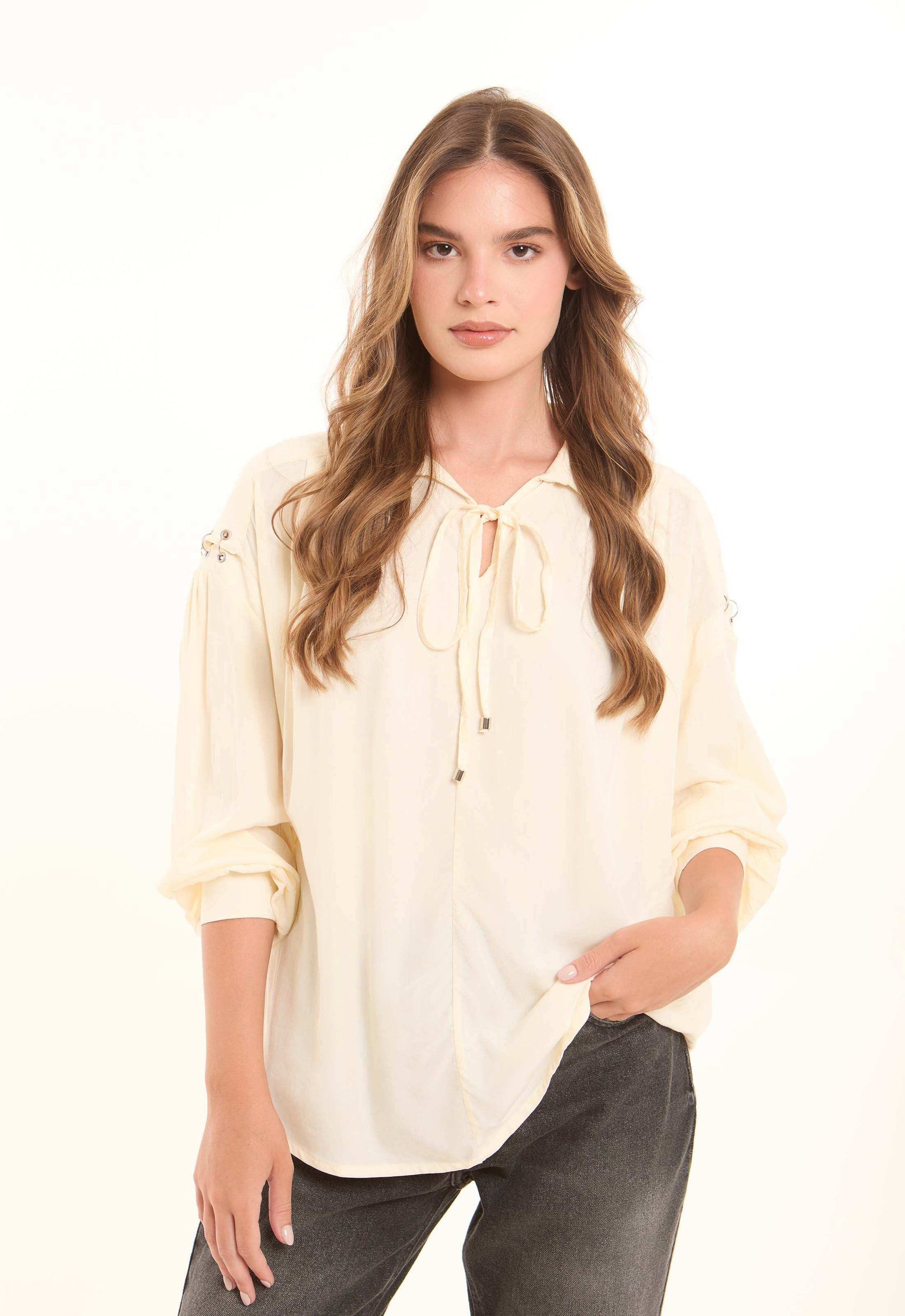 Soft Tencel Shirt with a Gentle Sheen