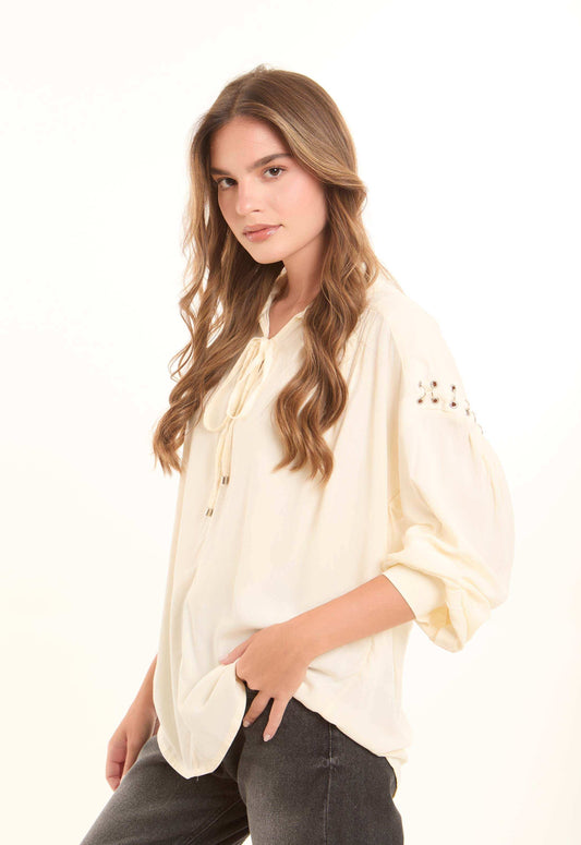 Soft Tencel Shirt with a Gentle Sheen