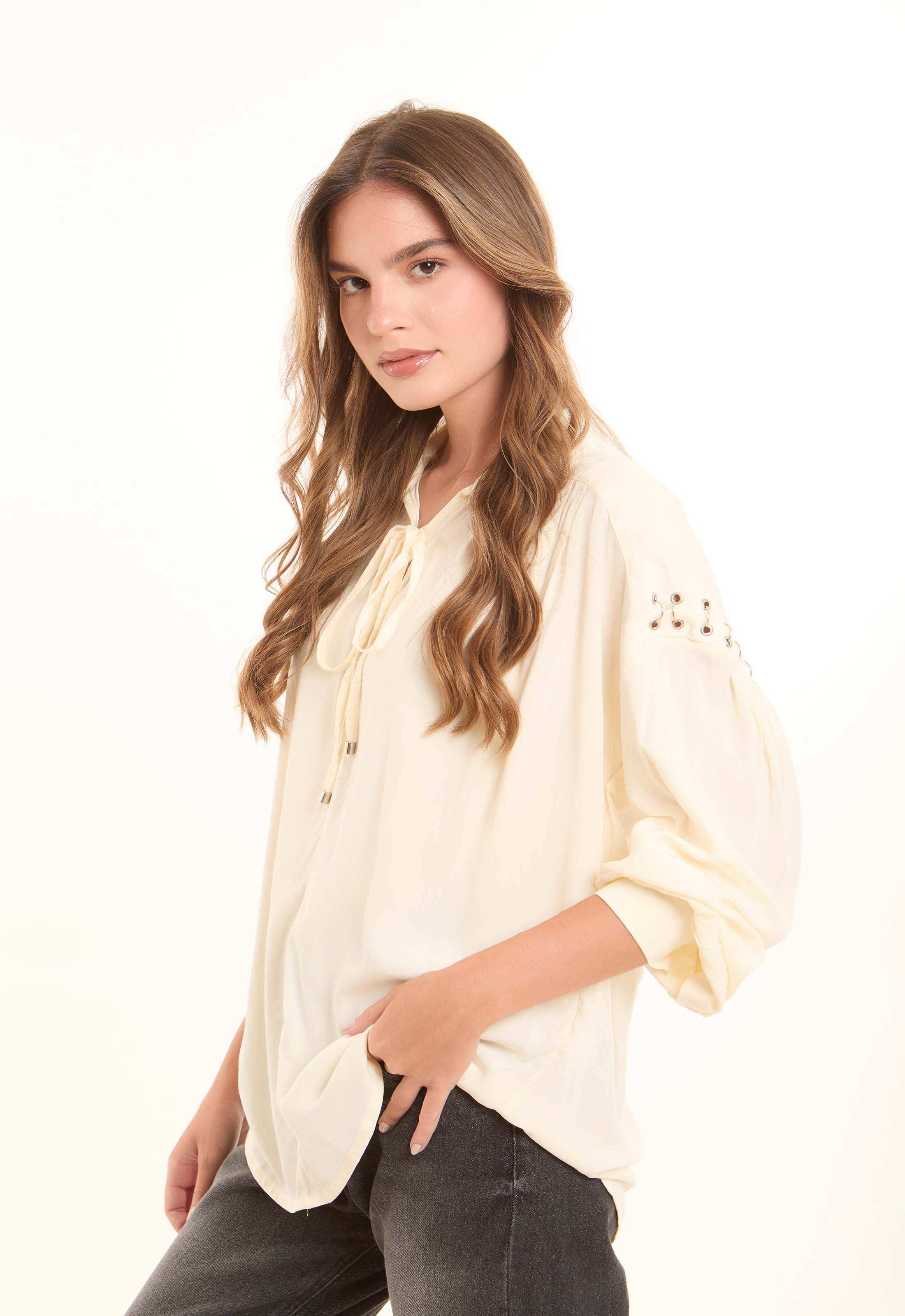 Soft Tencel Shirt with a Gentle Sheen