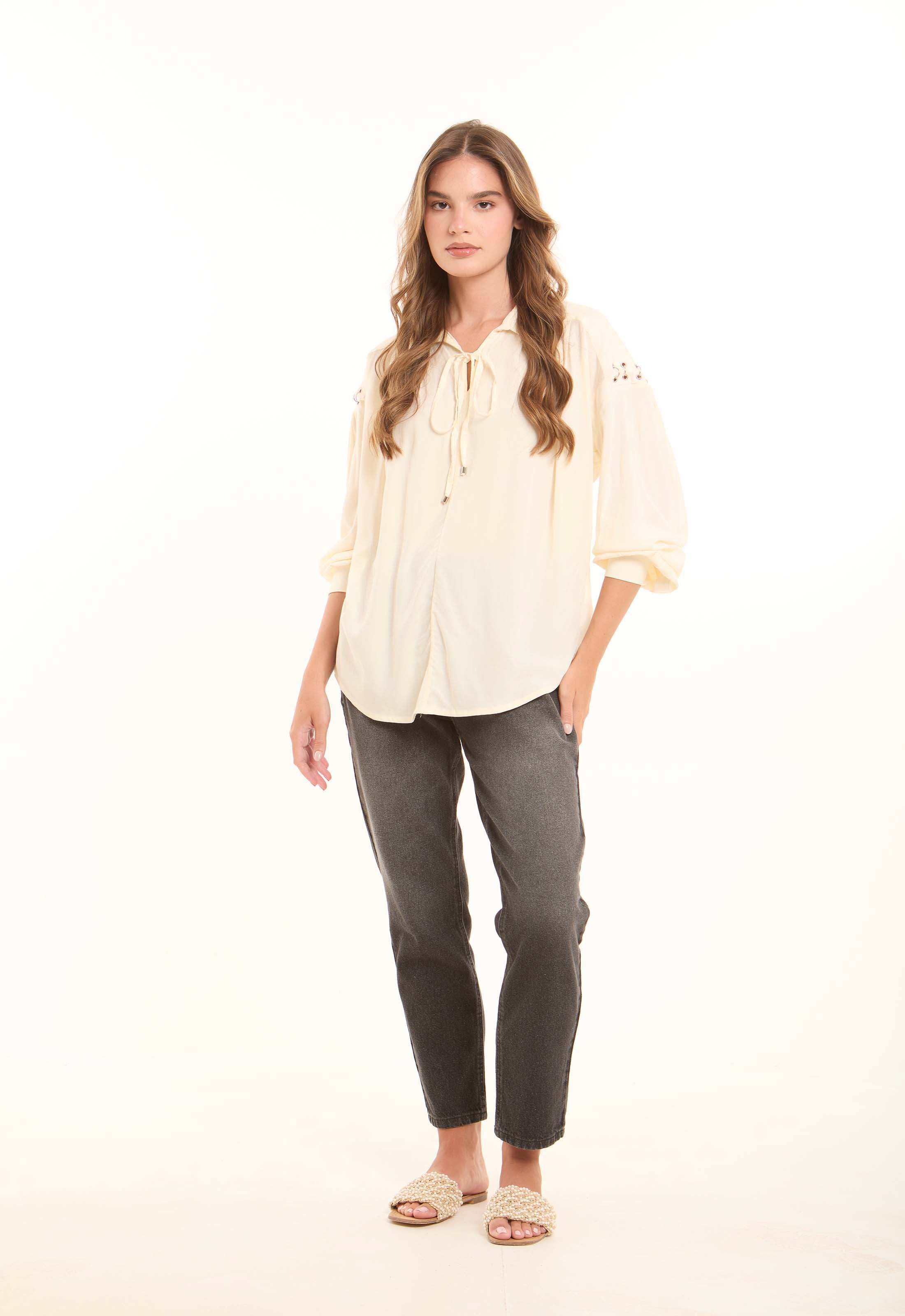 Soft Tencel Shirt with a Gentle Sheen