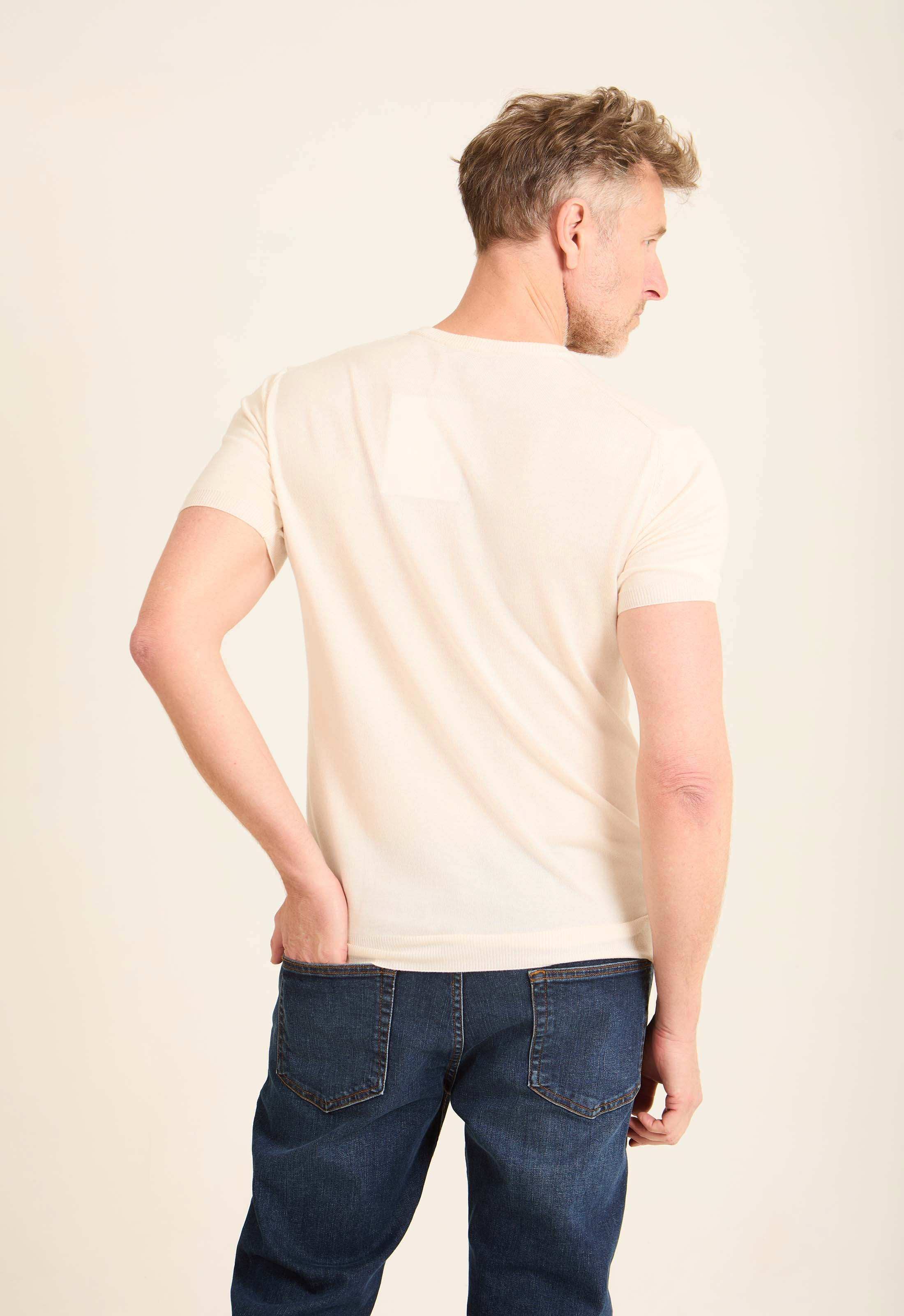 Ribbed Neck & Sleeves Regular Fit Tee
