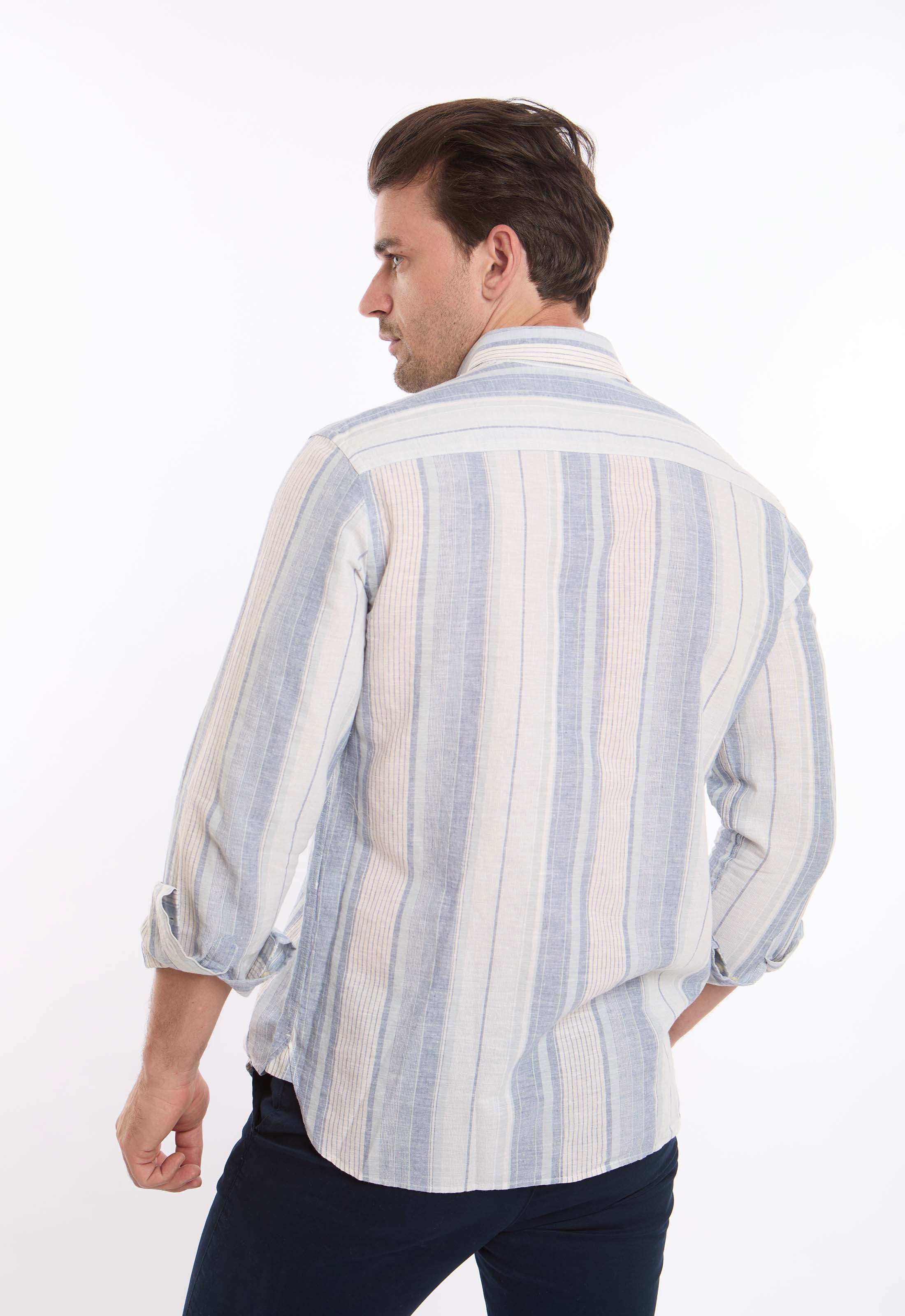 Striped Long Sleeves Comfy Casual Shirt