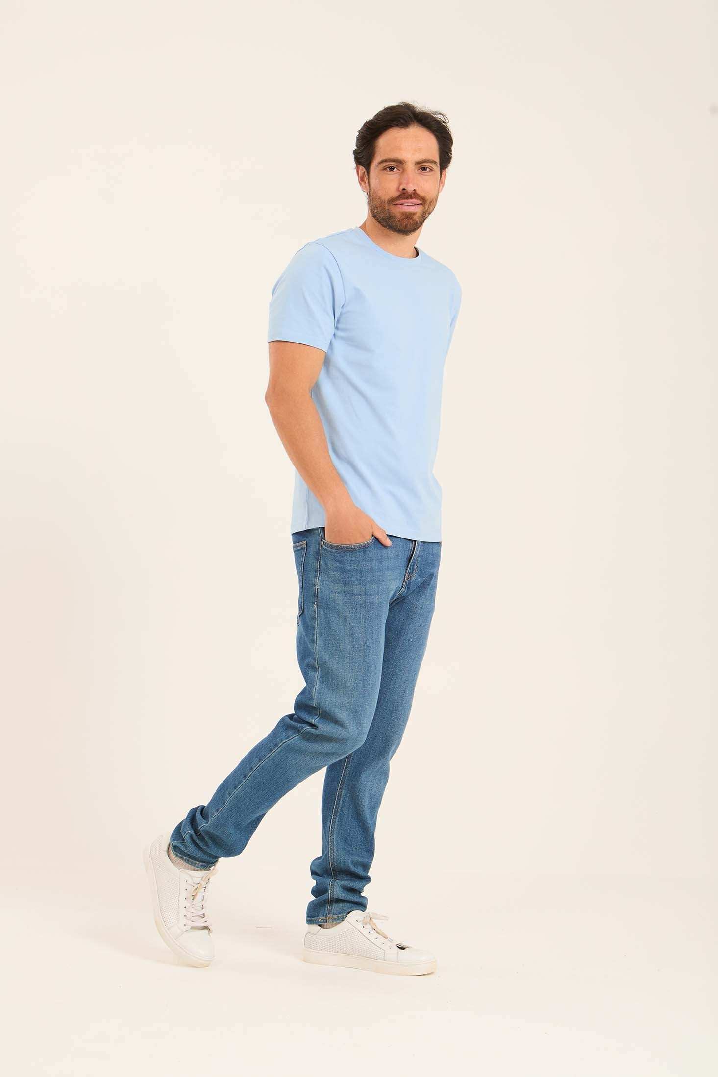 Round Neck Regular Fit Cotton Tee