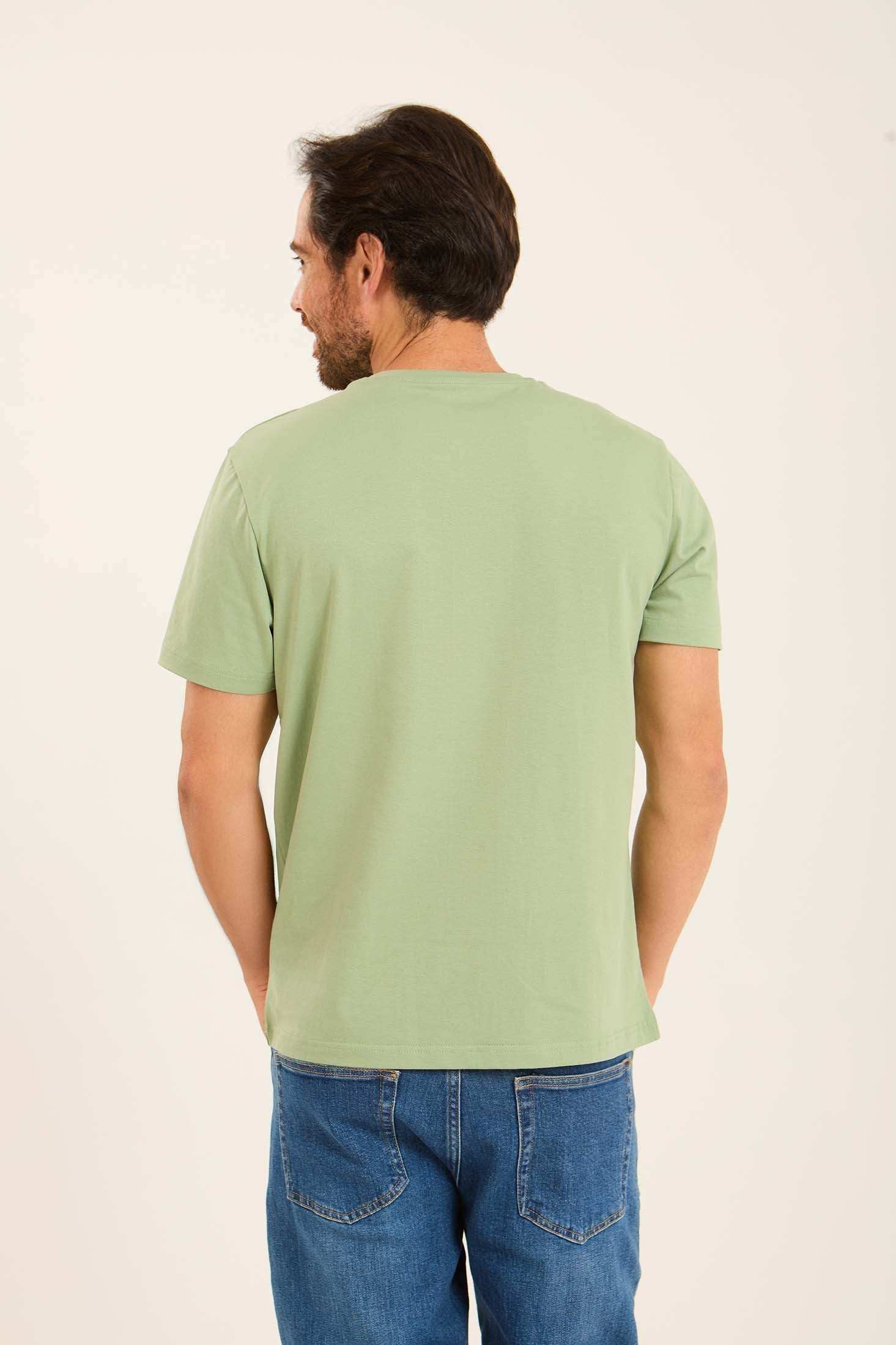 Round Neck Regular Fit Cotton Tee