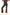 Flared Stretch Pants Accented by Front Slits