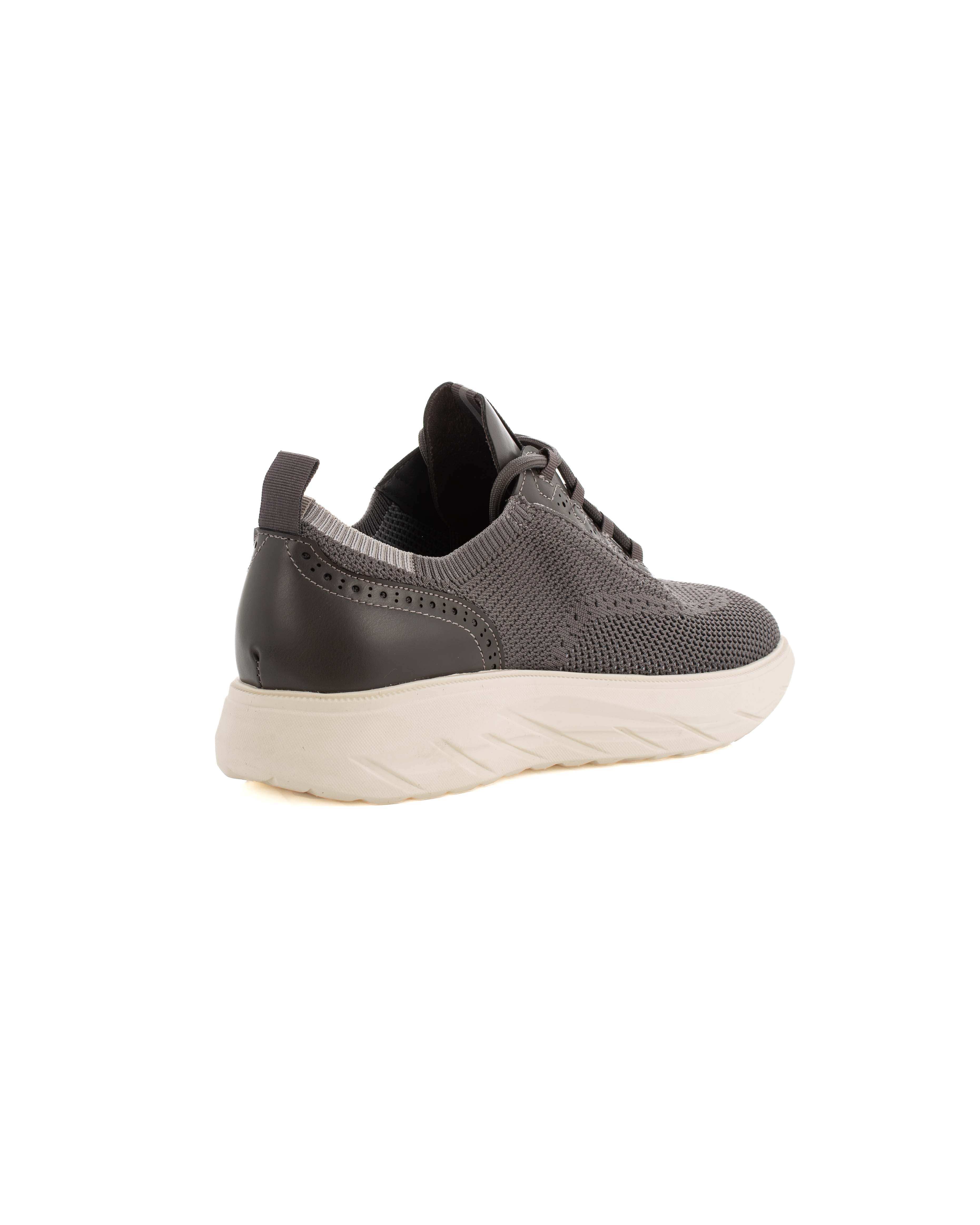 Comfy Lace-Up Knitted Sneakers