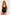 V-Neck One-Piece Swimsuit with Crossed Pleat