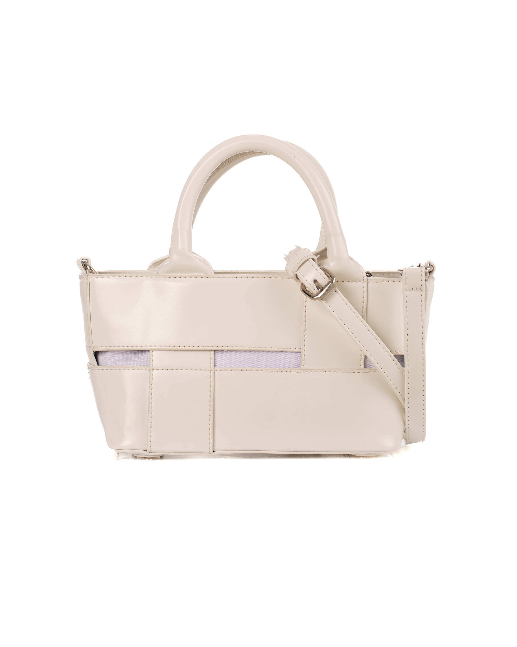 PU Vintage Handbag with Adjustable Strap