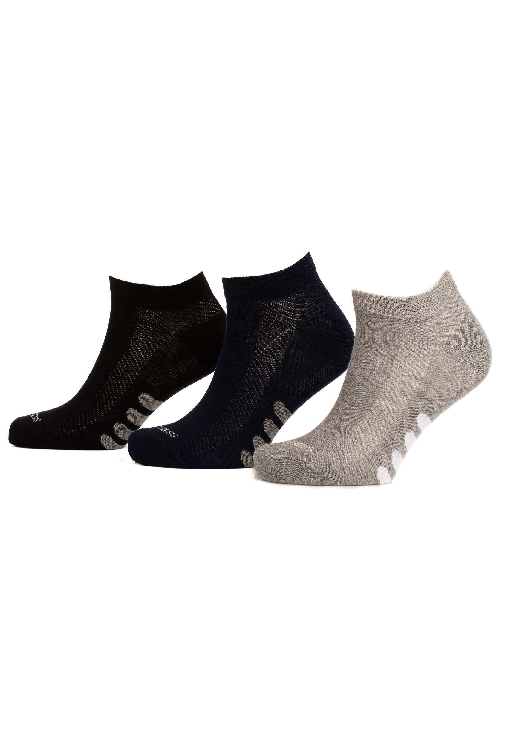 Breathable Ankle Socks - Pack of 3