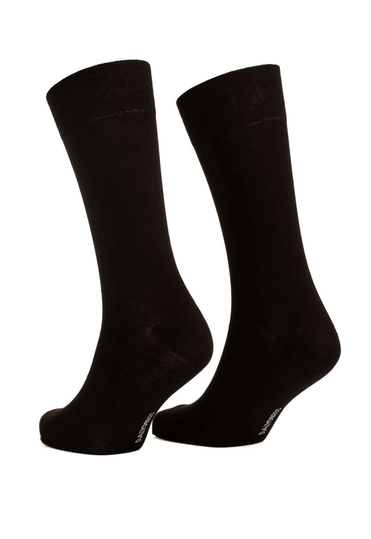 Solid Slip On Cotton Mid-Calf Socks