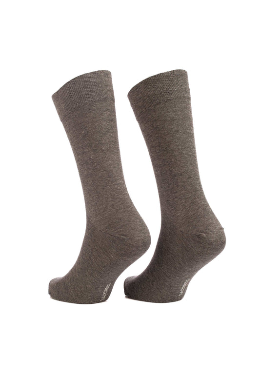 Solid Slip On Cotton Mid-Calf Socks