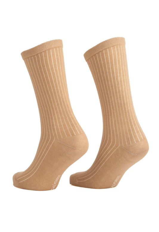 Striped Comfy Mid-Calf Socks