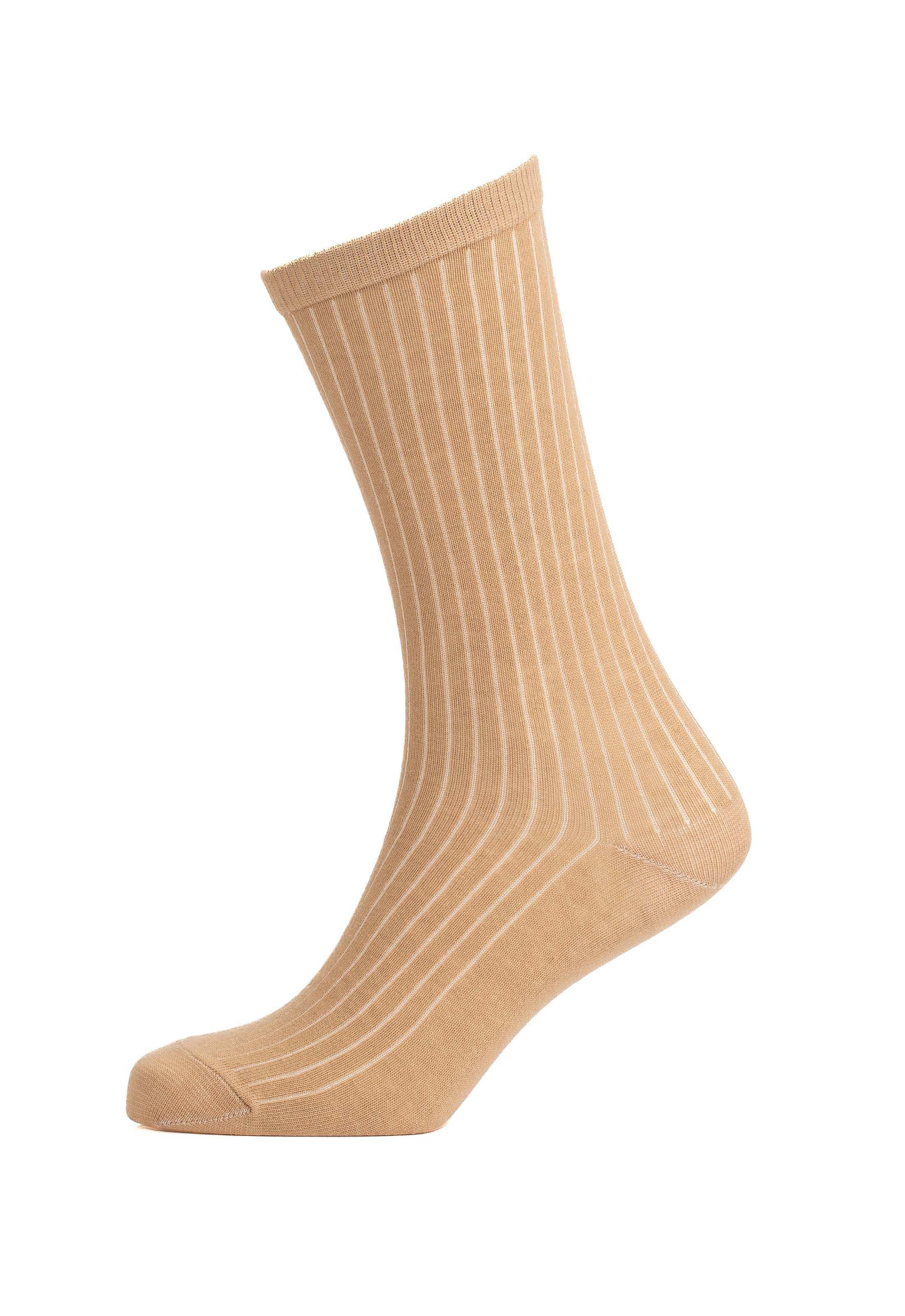 Striped Comfy Mid-Calf Socks
