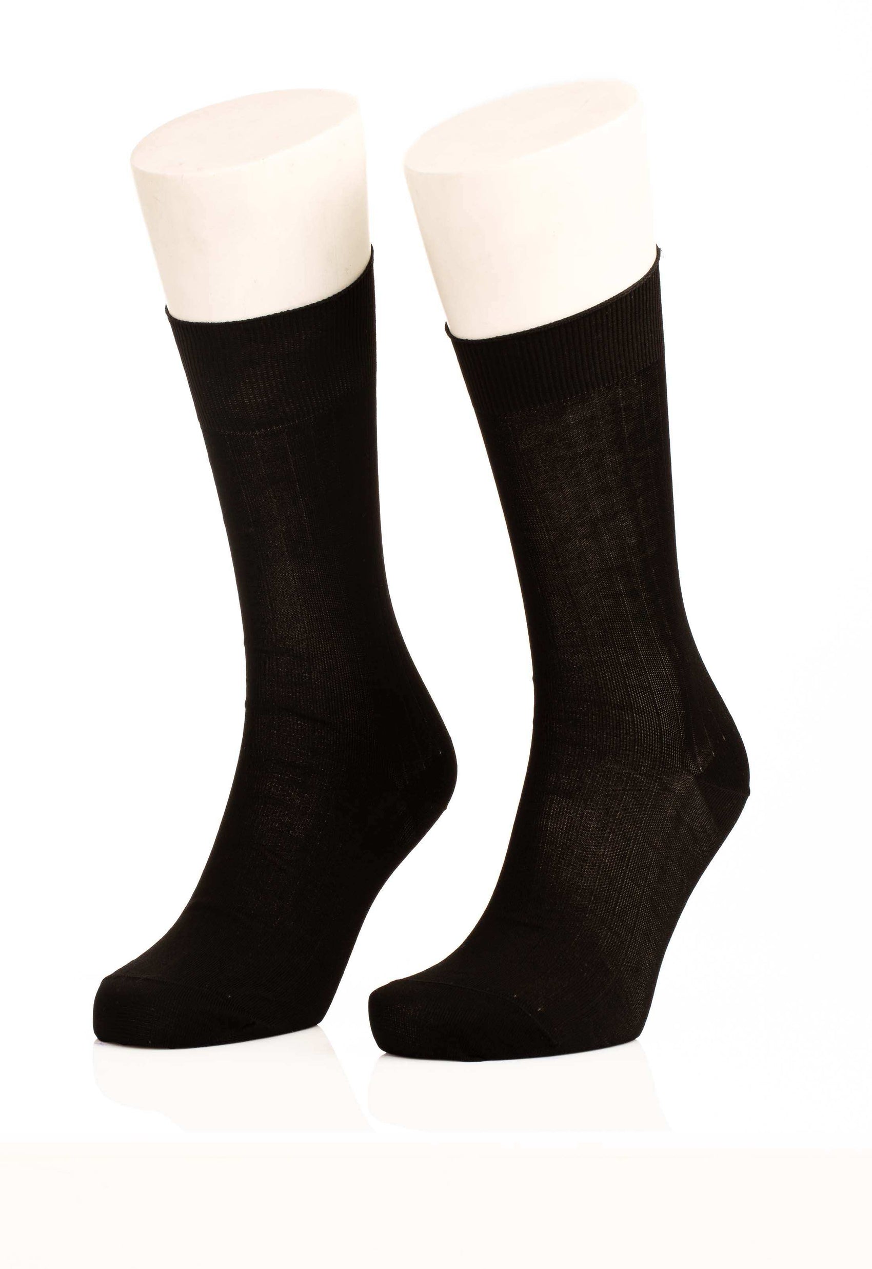 Striped Slip On Mid-Calf Socks