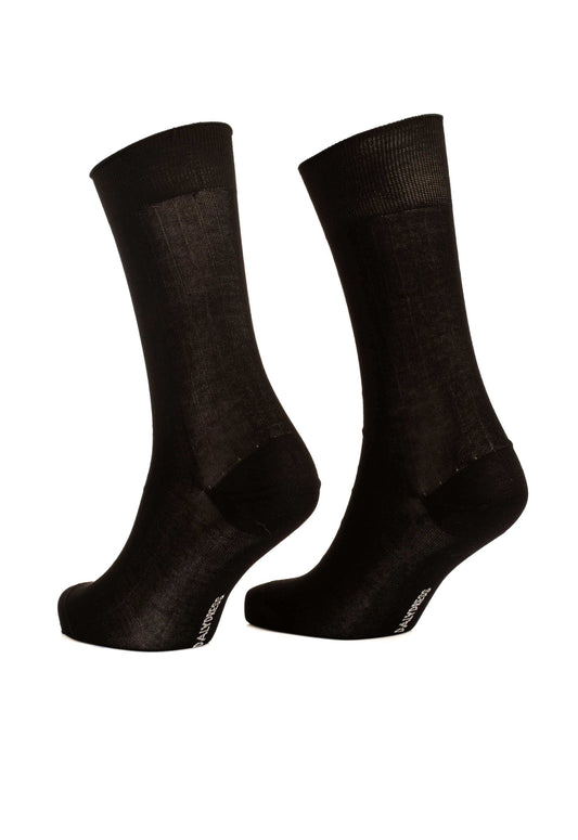 Striped Slip On Mid-Calf Socks