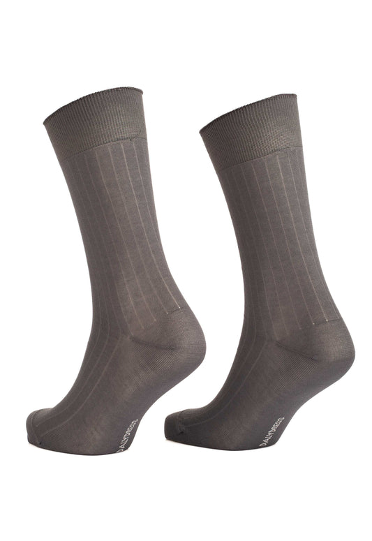 Striped Slip On Mid-Calf Socks