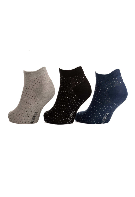 Pack of 3 Small Stitches Ankle Socks