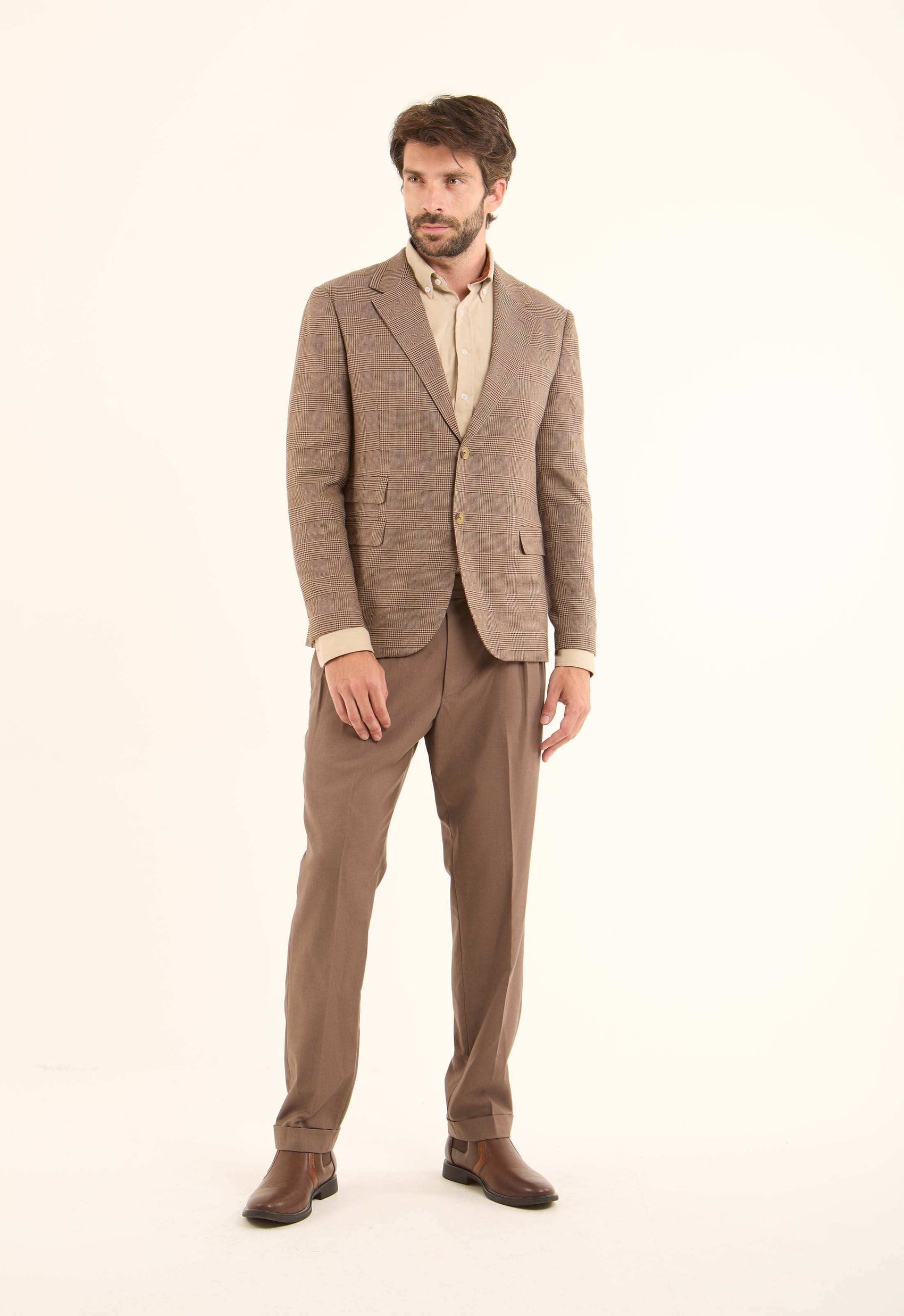 Classic Straight-Leg Dress Pants