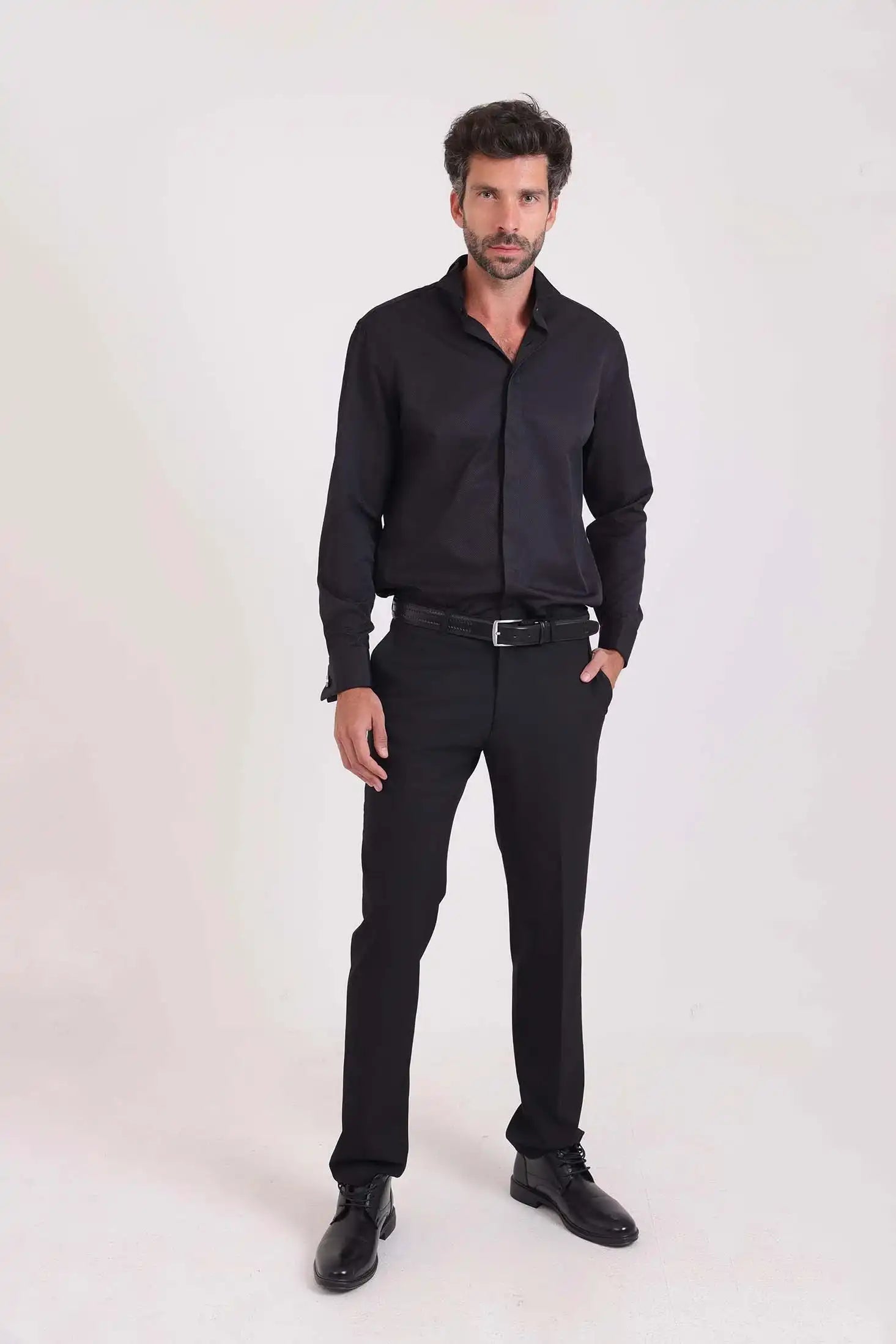 Solid Slim Fit Classic Shirt