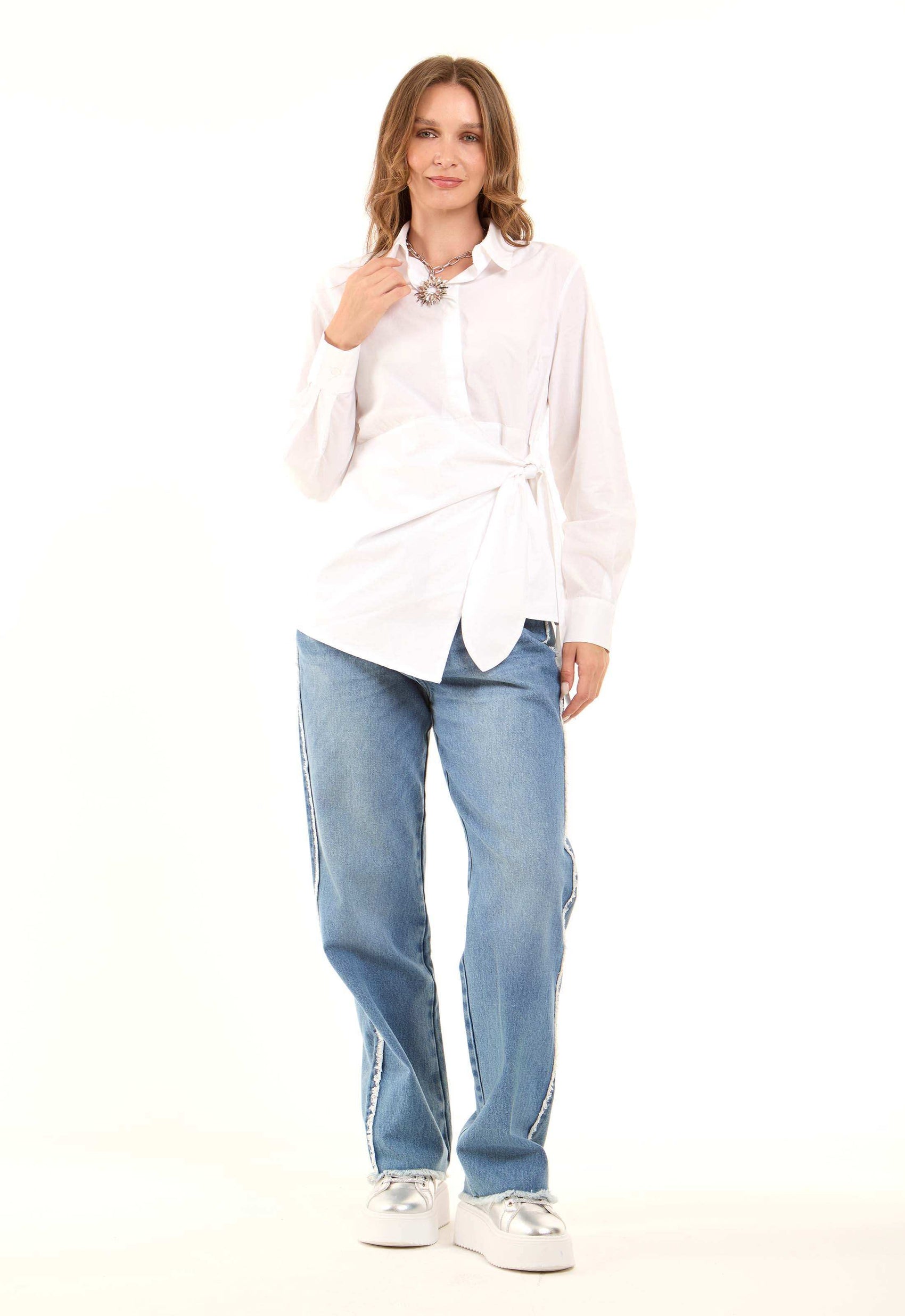 Classic Straight Denim Pants