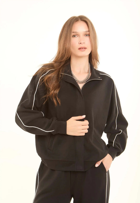 Comfy Long Sleeves Zipped Jacket