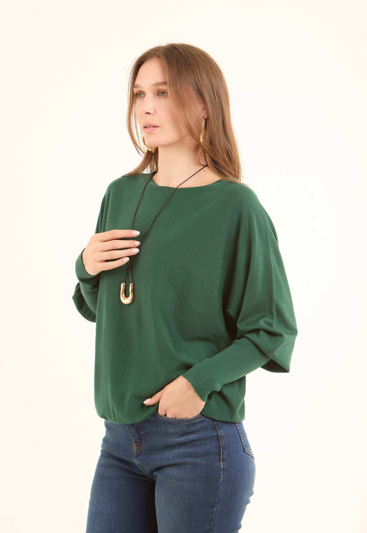 Bishop Long Sleeves Lightweight Relaxed Pullover