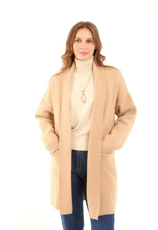 Long Sleeves Winter Cardigan with Pockets