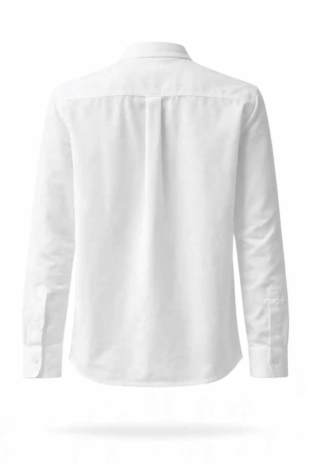 Minimal Band Collar Button-Up Shirt