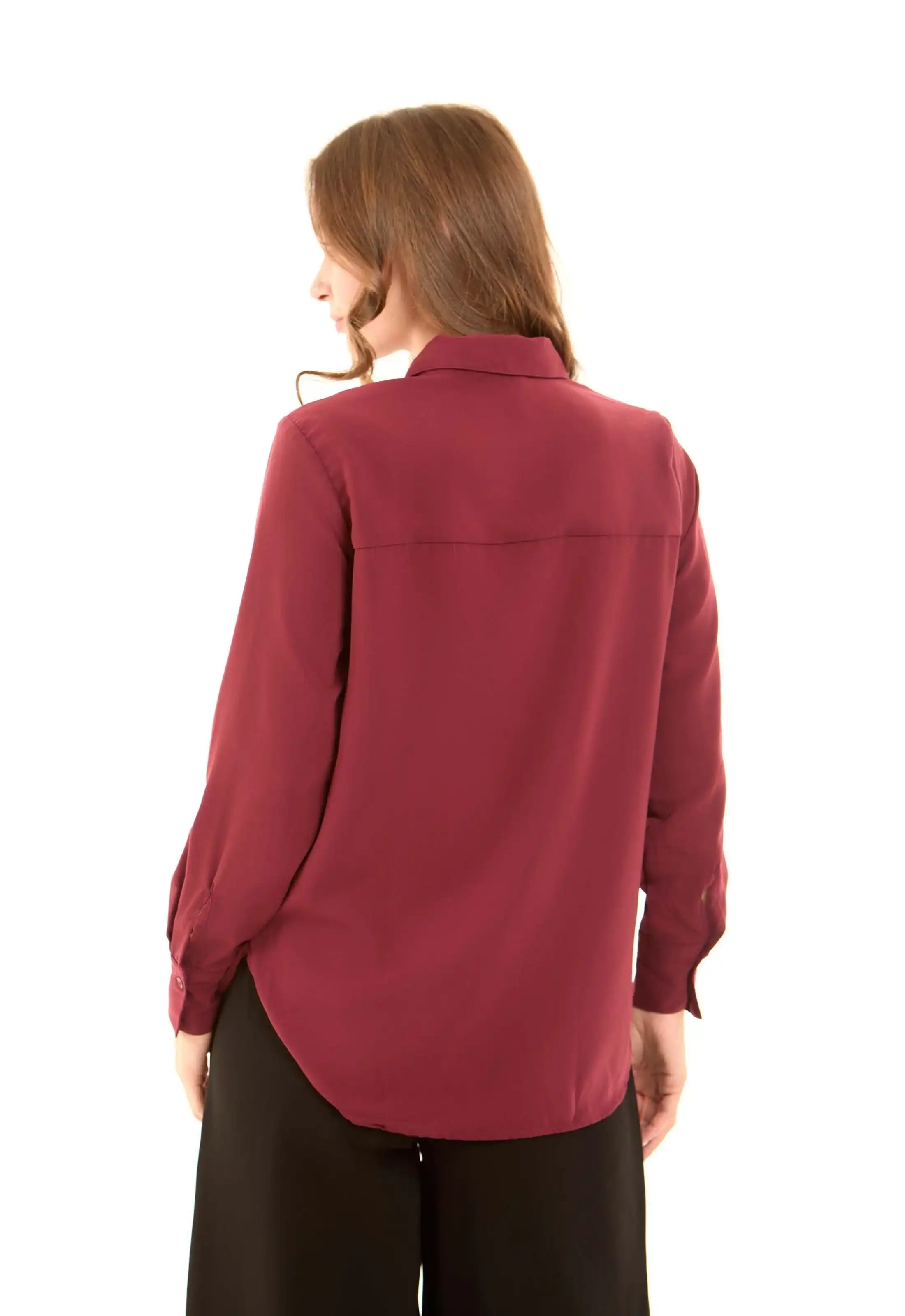 Elegant Minimalist Longline Shirt