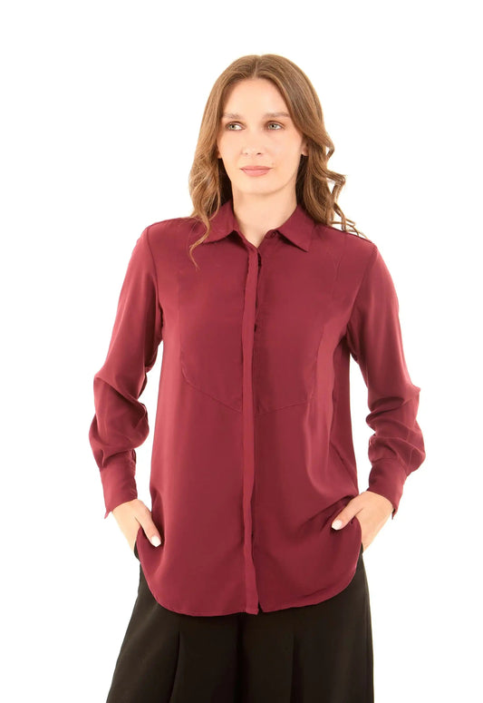 Elegant Minimalist Longline Shirt