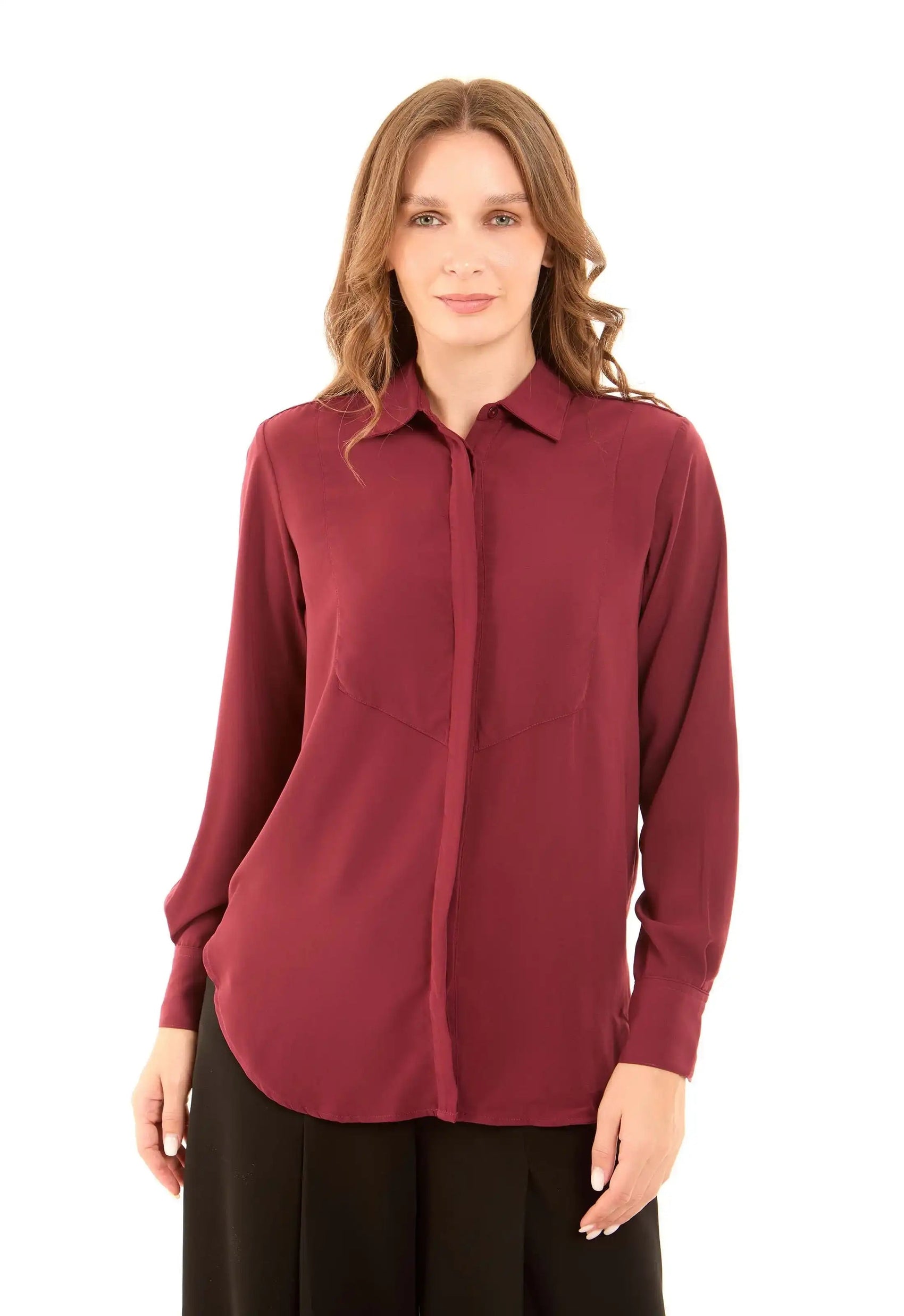 Elegant Minimalist Longline Shirt