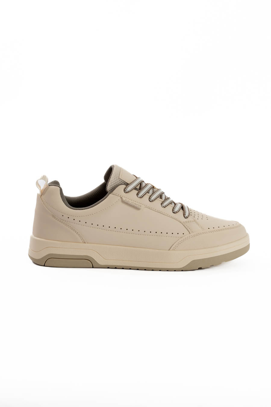 Beige Urban Lace-Up Sneakers