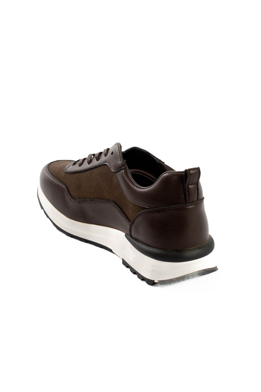 Espresso Hybrid Leather Sneakers