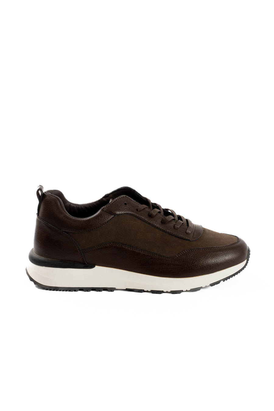 Espresso Hybrid Leather Sneakers