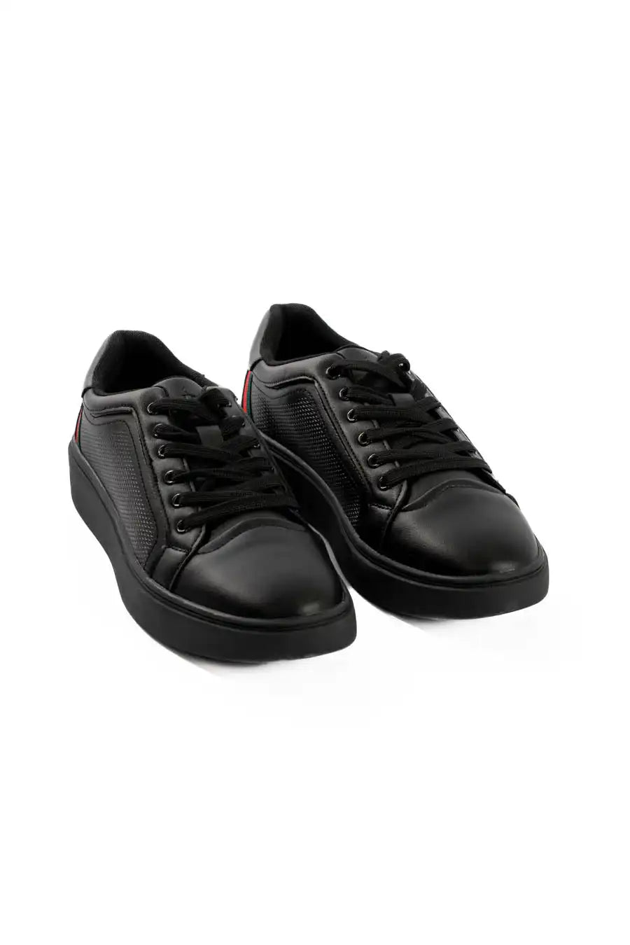 Black Heritage Stripe Sneakers