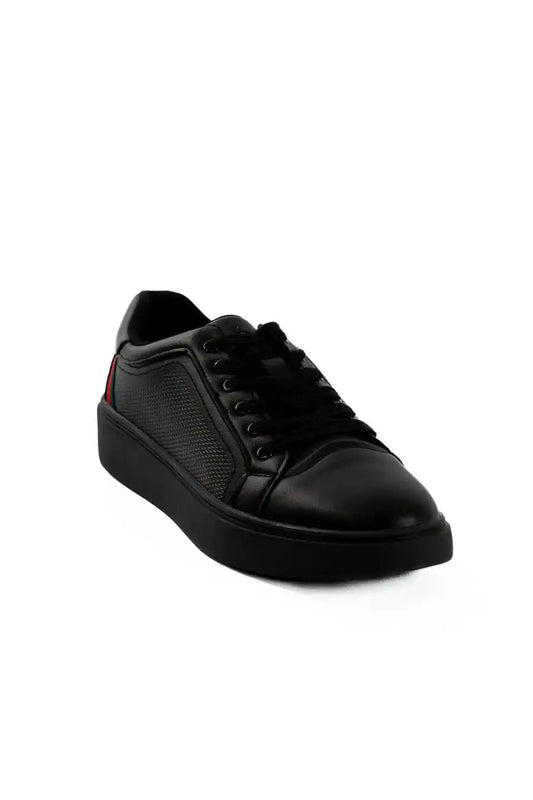 Black Heritage Stripe Sneakers
